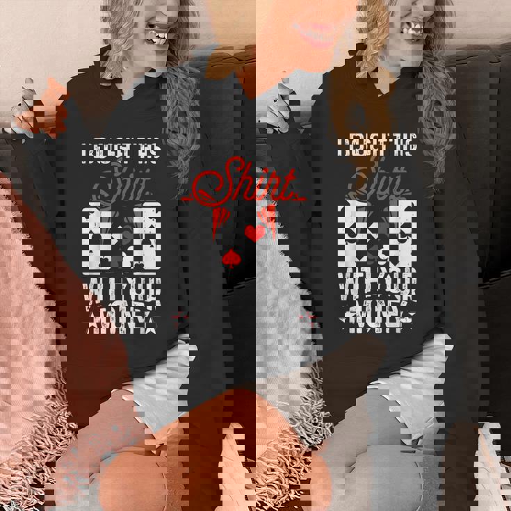 I Bought This With Your Money Poker 愛好家 パーカー