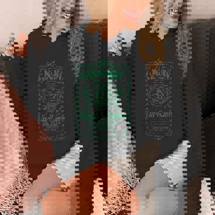 Cannabis High Time Old 420品質インディカ&サティバウィードtシャツ パーカー