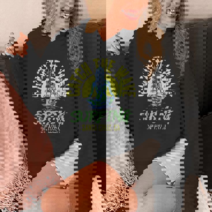 Catch Wave サンタクルーズ サーフィン カリフォルニアサーファー Hoodie
