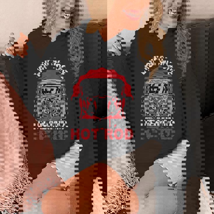 I Don'tnore I Dream I'm A Hot Rod クラシックカー 米国車 ホットロッド パーカー