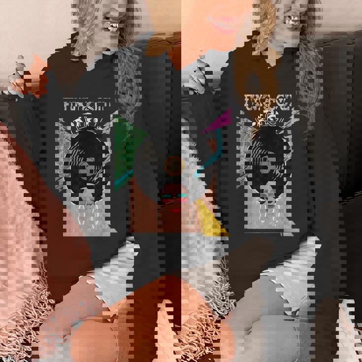 Funk &Oul Patrol 70年代80年代ビンテージアフログラフィックミュージックシャツ パーカー