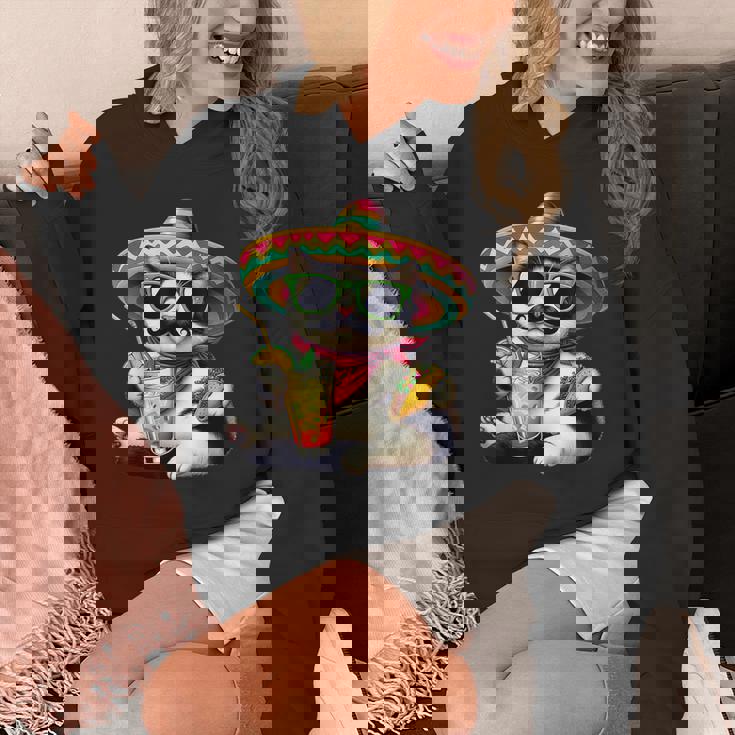 Cinco De Mayo Cat Lovers Tacos Fiesta Humor Meow Hoodie