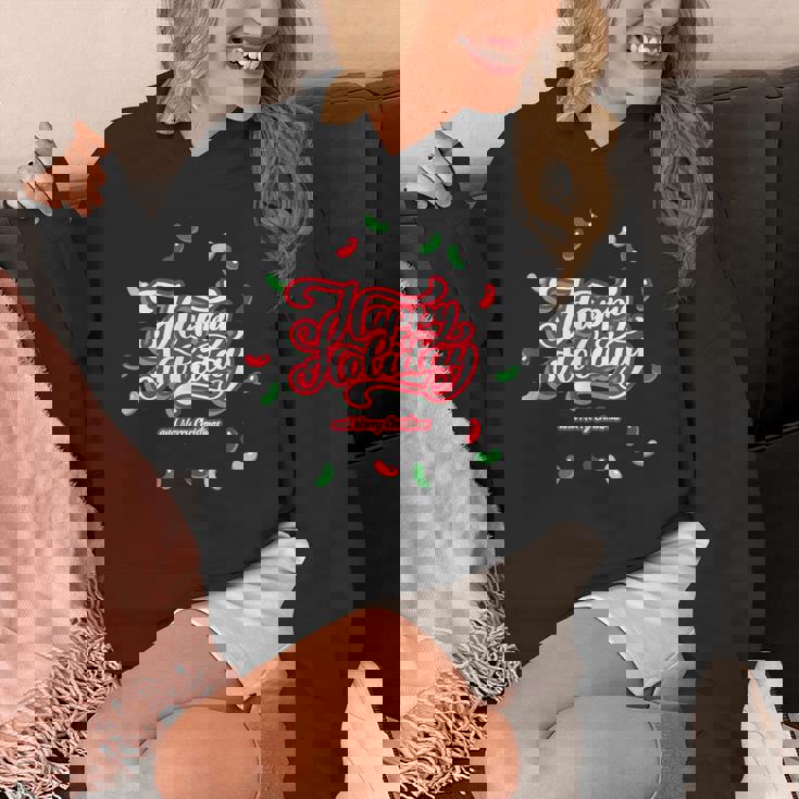 Happy Holiday And Merry Christmas Quote Festive Greetings パーカー