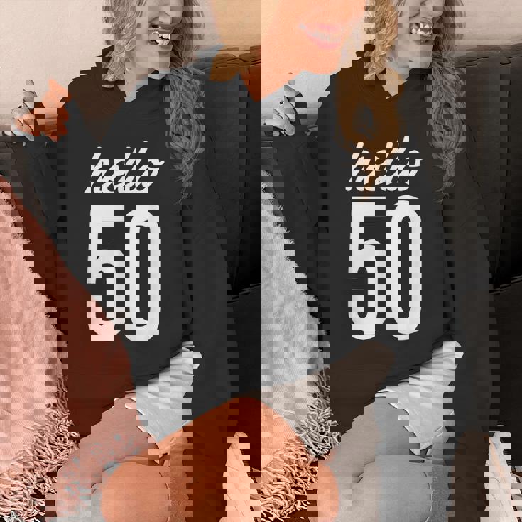 Hello 50 Birthday Bday 50歳の誕生日 50歳 Hoodie