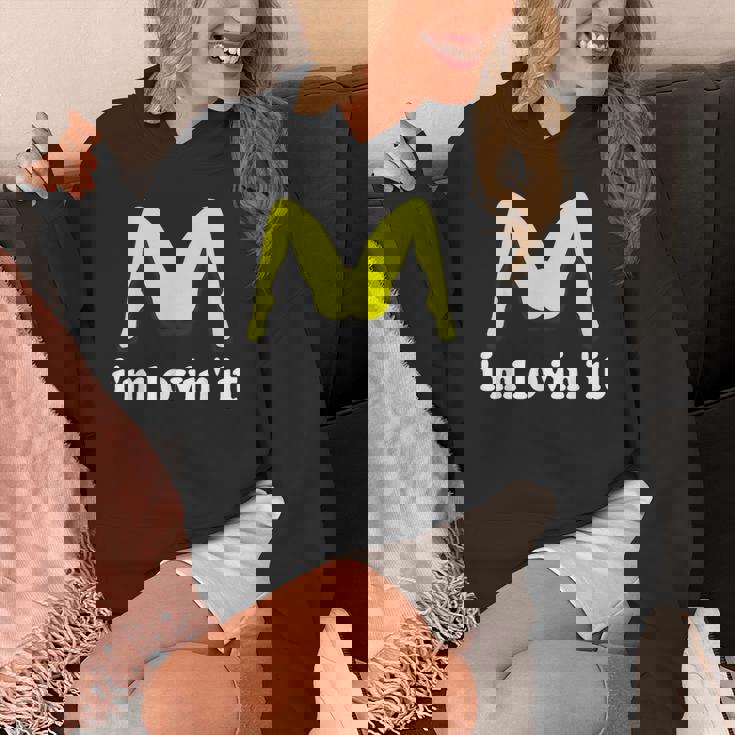 I'm Lovin' It ユーモラスな攻撃的なイヌエンド パーカー