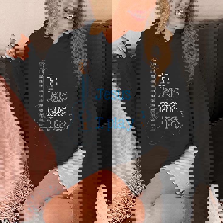 In Jesus ネームi Play ギター クリスチャン ヴィンテージギタープレーヤー パーカー