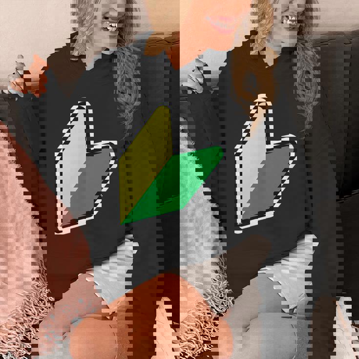 Jdm：Jdmマークビギナードライバー若葉商信社シンボル パーカー