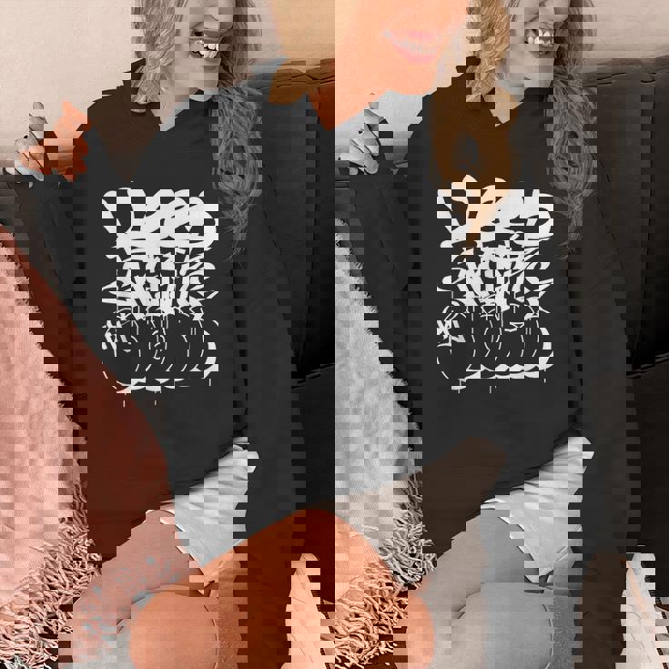 Keep Writing My Name ホワイト グラフィティ タギング 爆撃シャツ パーカー