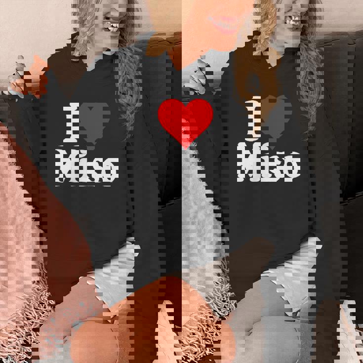 I Love Heart Miso 発酵大豆ペースト ミソスープ パーカー