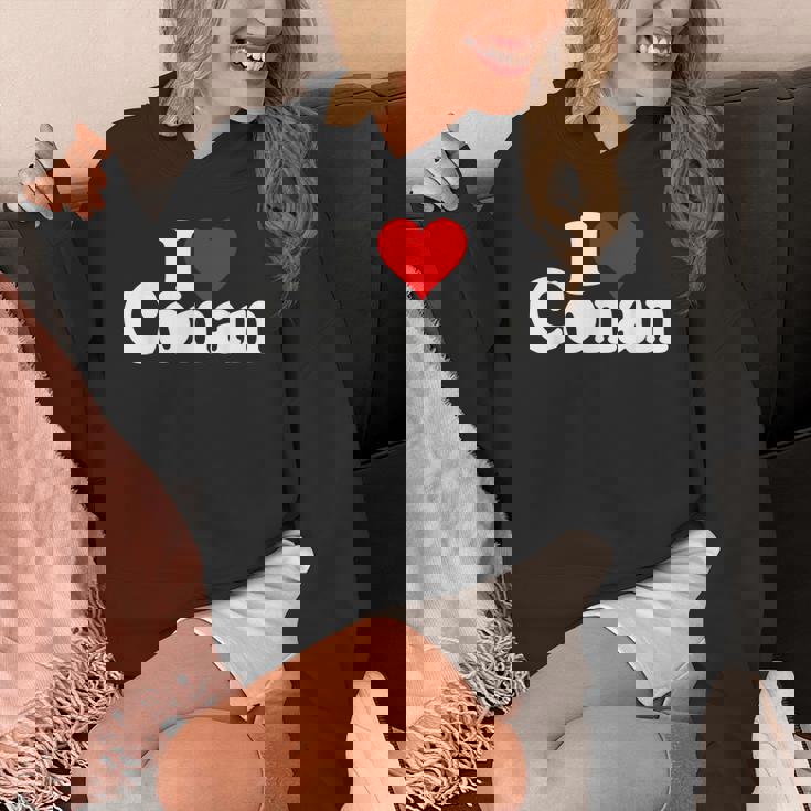 I Love Heart コナン ネームtシャツ パーカー