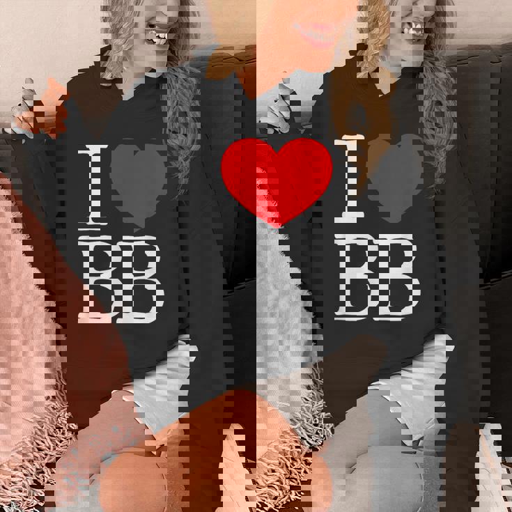 I Love ハート Bb パーカー