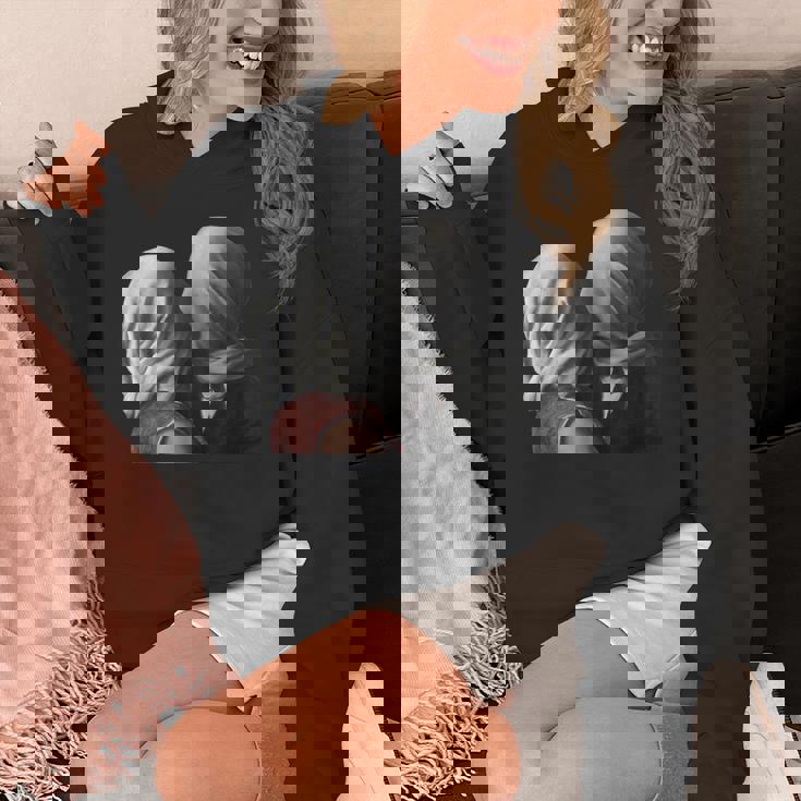 Magritteによるthe Lovers Painting Hoodie