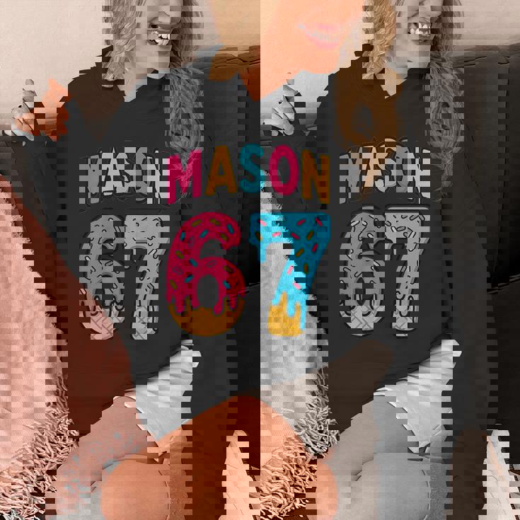 Mason 67 Ice Cream Meme Six Seven On Back Hoodie