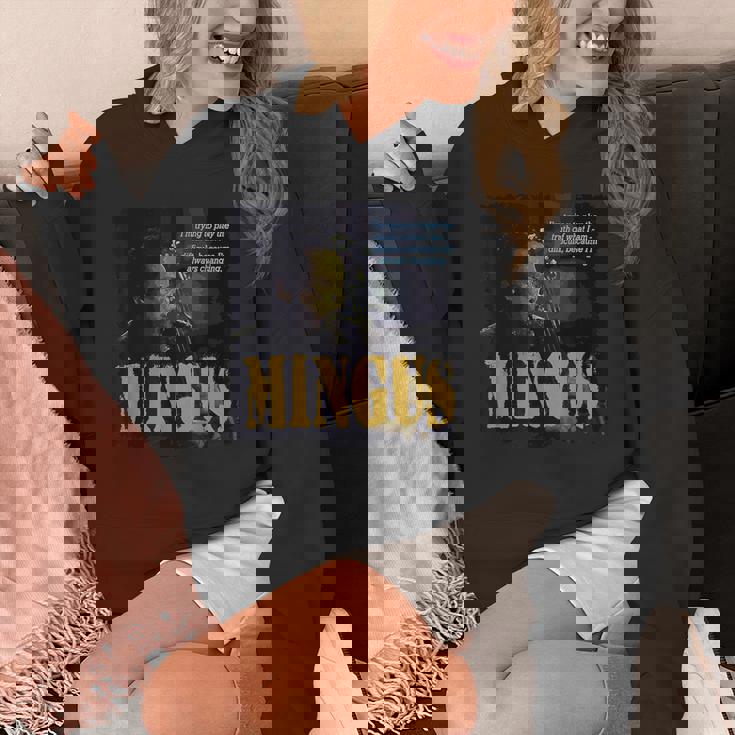 Mingus Jazz Wisdom Bassist ミュージシャン Hoodie