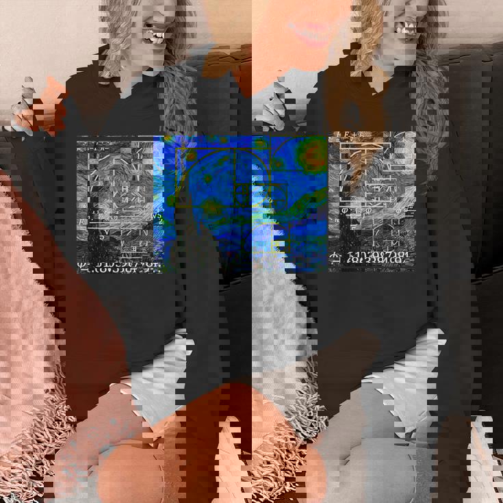 Nerdy 星月夜 フィボナッチ ゴールデン スパイラル 数学の先生 Hoodie