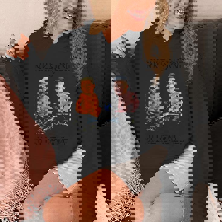 Nukes Don't Kill People…ドナルド・トランプとキム・ジョンウンティー パーカー