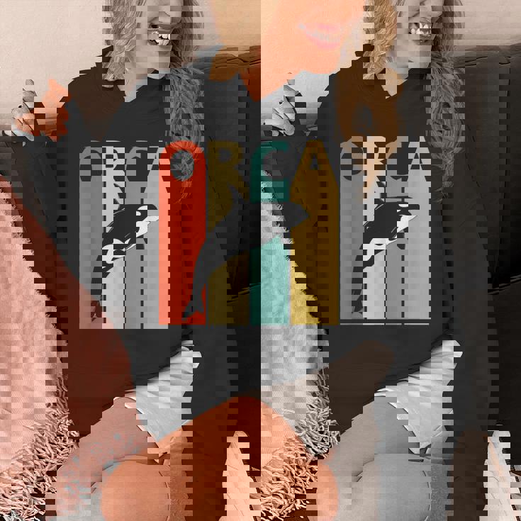 Orca シャチ 動物 パーカー