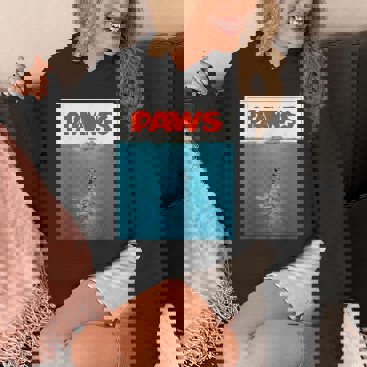 Paws Cat ファニーtシャツ、子猫映画ポスターパロディ パーカー