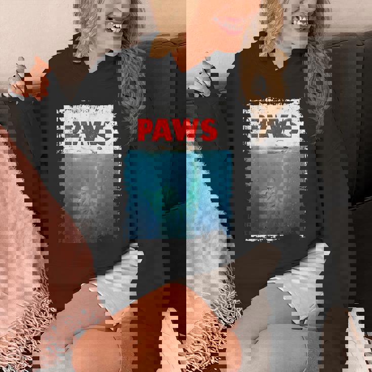 Paws 猫 子猫 ニャーパロディー おもしろ猫好き Hoodie