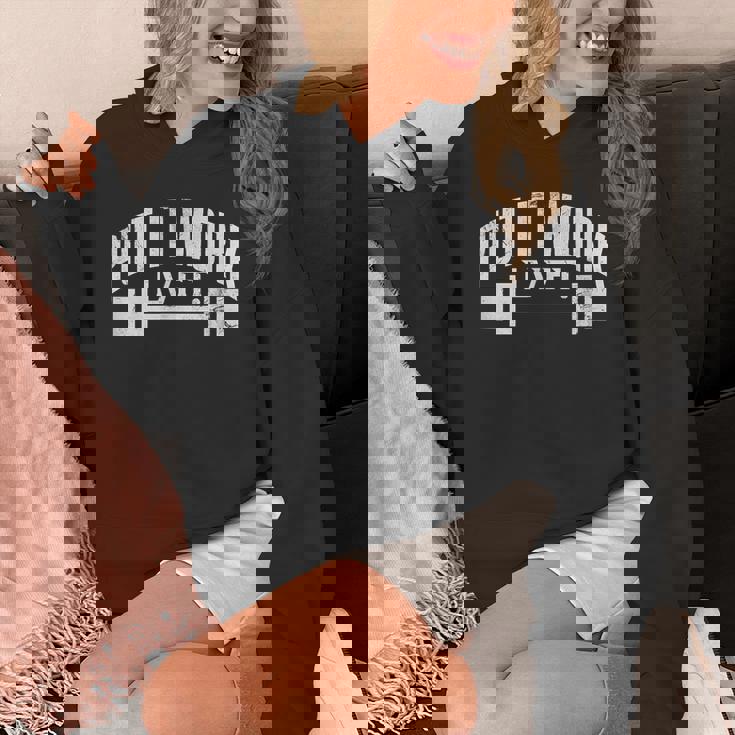 Put It Work Lvft ジム ボディービル ボディービルダー リフティング グランジ パーカー