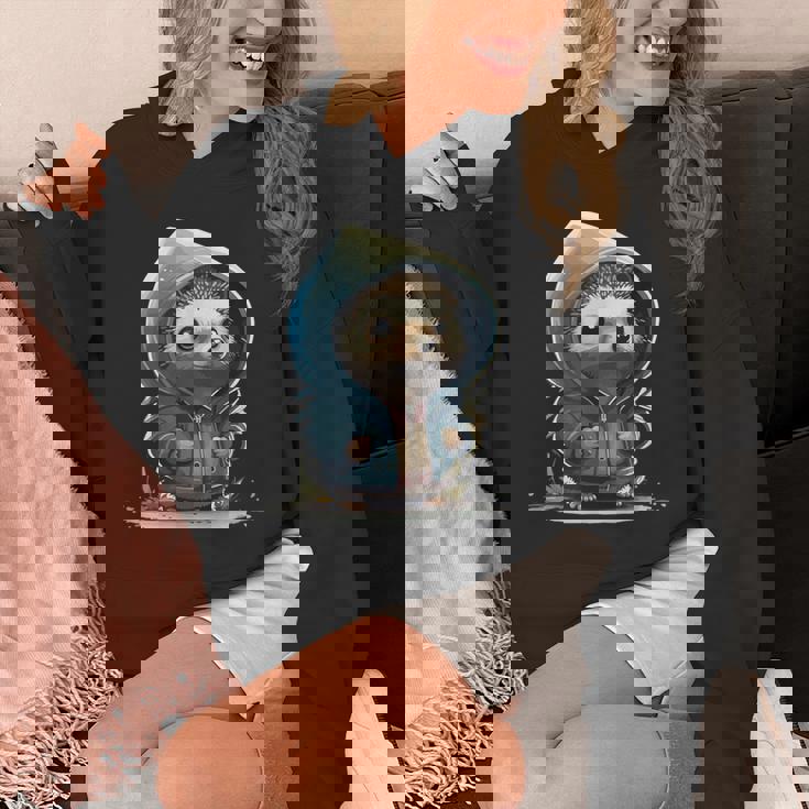 Retro Hedgehog レトロハリネズミ パーカー