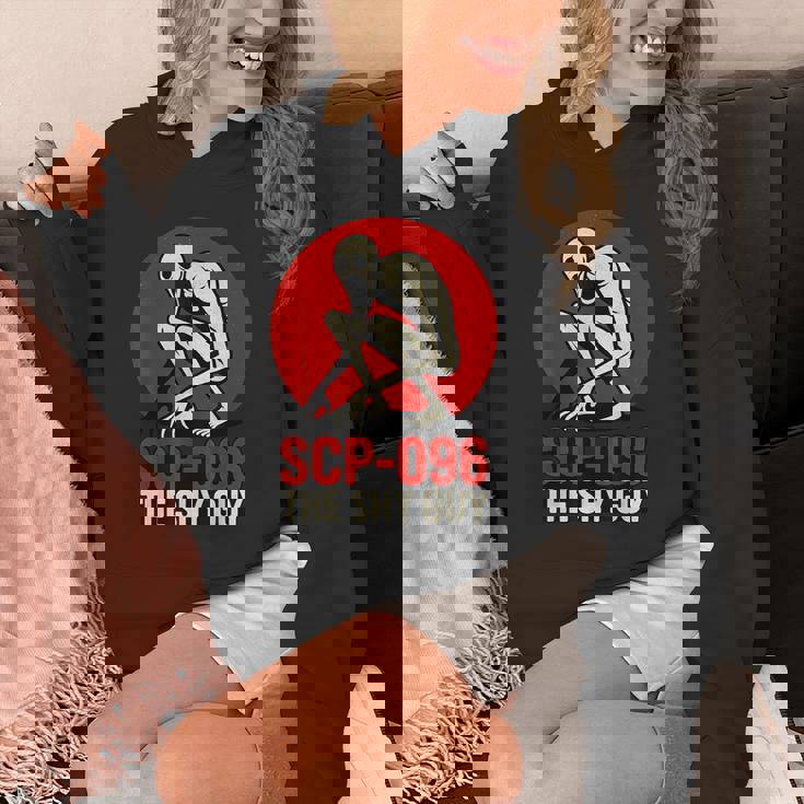 Scp-096 「シャイガイ」ホラーアートデザイン パーカー