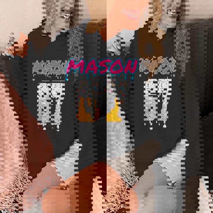 Six Seven Ice Cream Drip Sport 67 Fun Mason Meme Hoodie