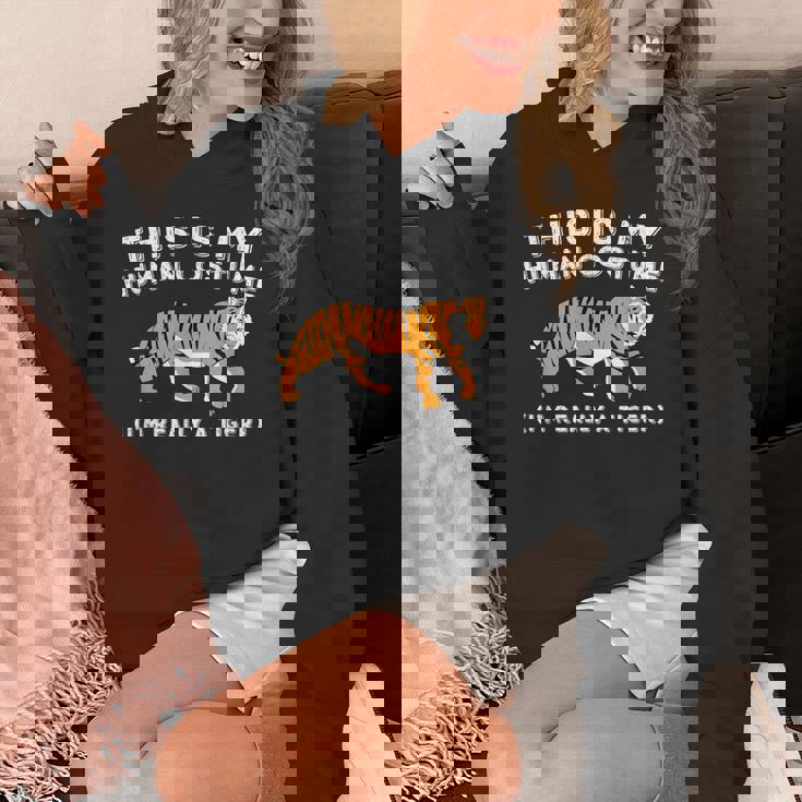 This Is My Human コスチューム I'm Really A Tiger かわいいタイガー Hoodie