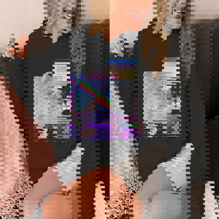 Vaporwave 美的pc トリッピーアート 90年代コンピューター パーカー