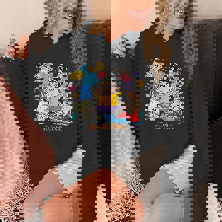 【まんが】クレヨンしんちゃん 野原一家 パーカー