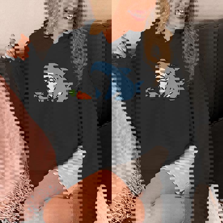 うシャぎ サメウサギ おもしろ 変な パーカー