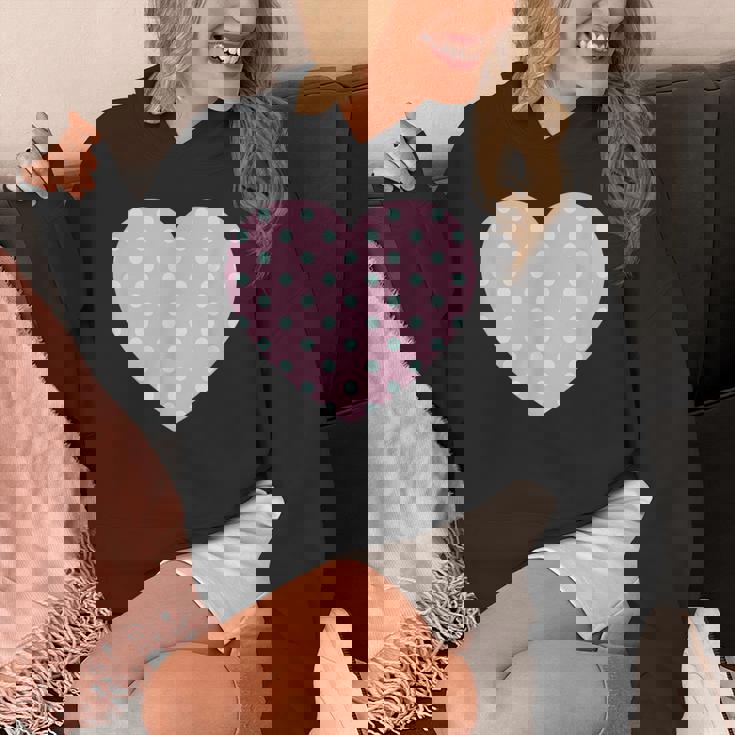 かわいい ライトブルー ピンク 水玉模様 ミニマリスト グラフィック パーカー