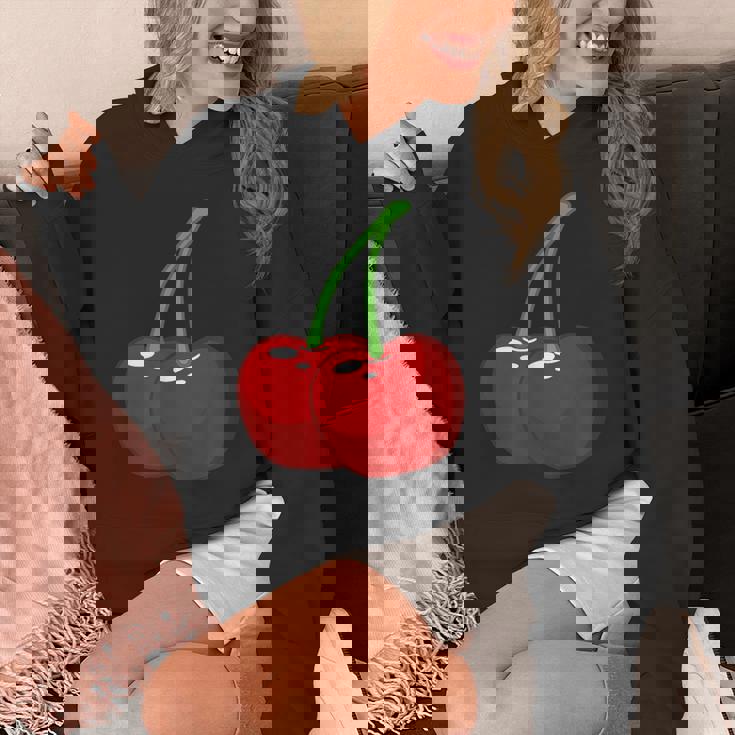 さくらんぼ2本 パーカー