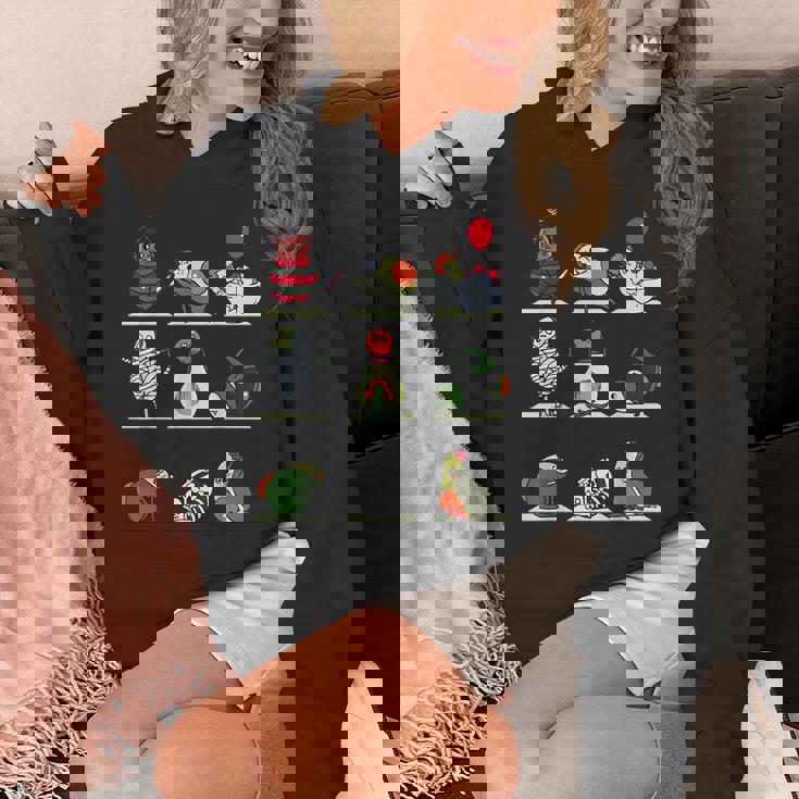 アボカド ヨガ ハロウィン モンスター パーカー