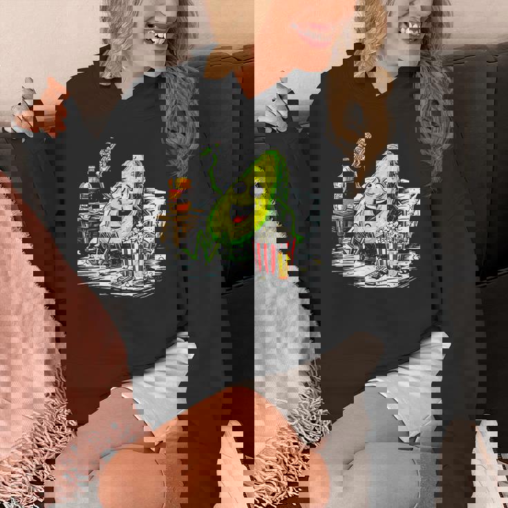 アボカド リラックス 持株 おやつ アート フルーツ モチーフ アボカド パーカー