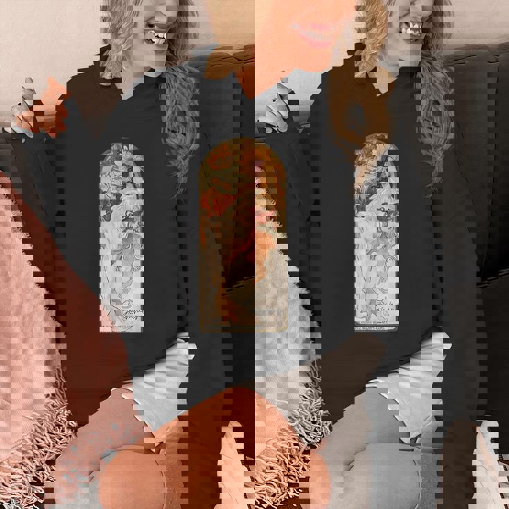 アルフォンス・マリア・ミュシャの季節 夏 パーカー