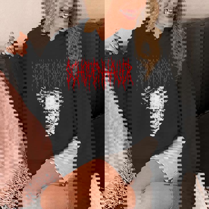 アーサー・ショーペンハウアー デスメタルスタイル 哲学 デザイン パーカー