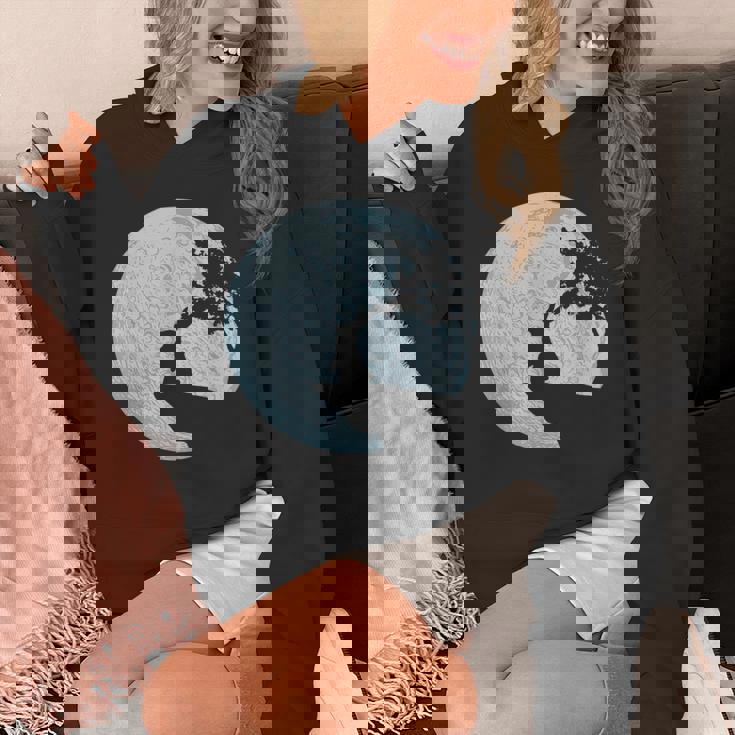 ウサギのギフトアイデア ウサギ 月 イースターバニー Hoodie