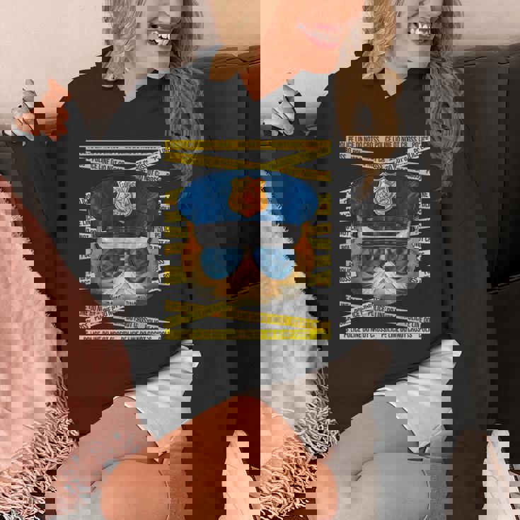 エキゾチック ショートヘア 警察官 警察官 面白い 警察 猫 パーカー