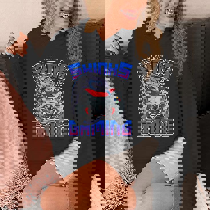 オール・アイ・ニード・イズ・アオジタトカゲとゲーム・ビデオゲーム・爬虫類 パーカー