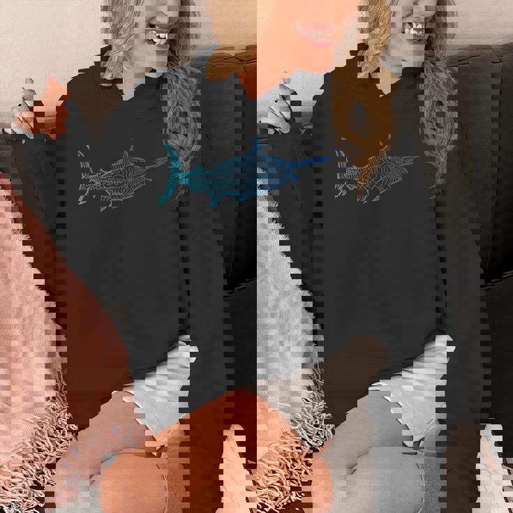 カジキ フィッシングシャツ ネイティブハワイアン ハワイアントライバル パーカー