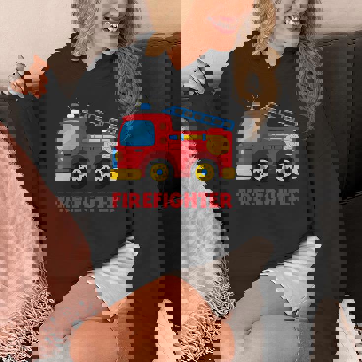 キッズ 消防車消防車 パーカー