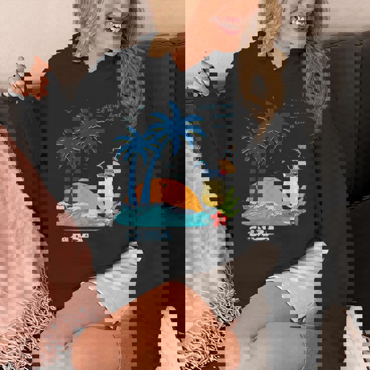 キューバ 熱帯の風景 ハバナ ギフト お土産 カリブ海 ヤシの木 冒険 パーカー