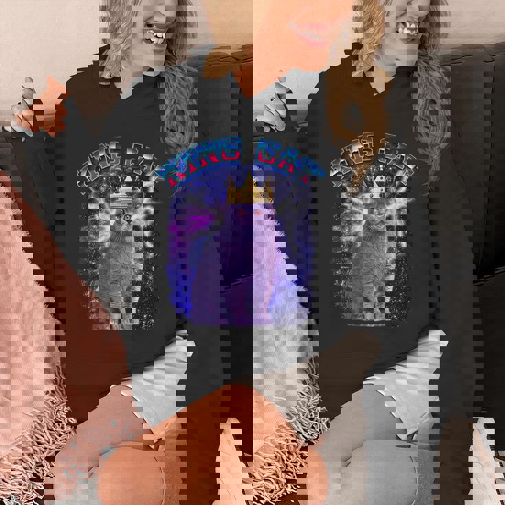 キングキャット ギャラクシーのブリティッシュショートヘア猫 子猫猫 パーカー