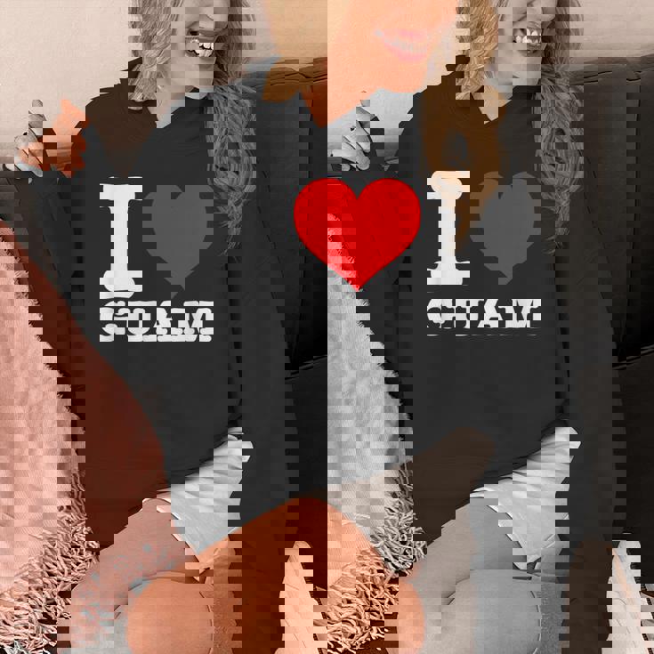 グアム I Heart Guam I Love Guam パーカー