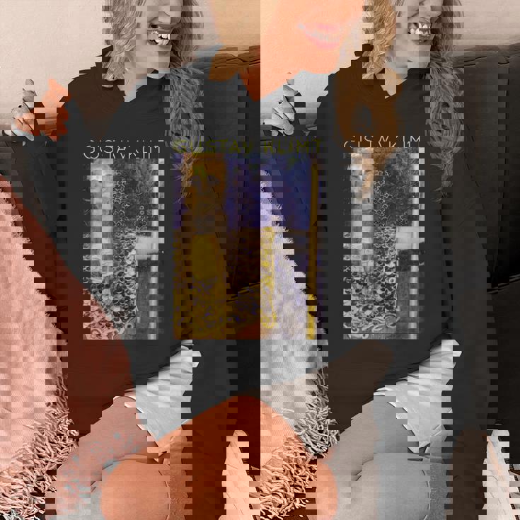 グスタフ・クリムト パラス・アテネ アーティスト向け 長袖tシャツ パーカー