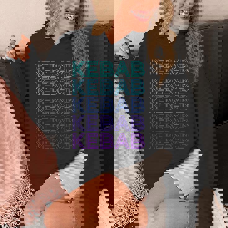 ケバブドーナーケバブケバップレトロ パーカー