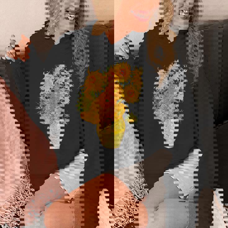 ゴッホのひまわりの現代美術の絵画 Hoodie