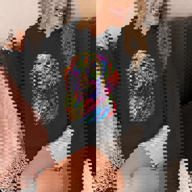 ゴールデン・レトリーバー 犬 カラフル ポップアート 犬好き パーカー