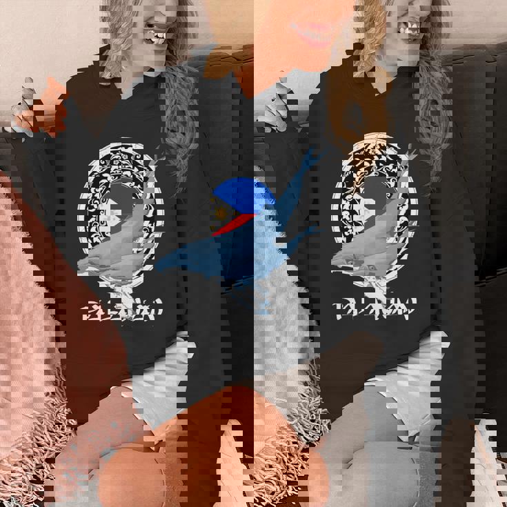 ザトウクジラ パラワン フィリピン 長袖tシャツ パーカー